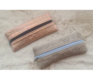 Stickdatei ITH - Stiftetasche Herzswirls